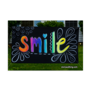 Story Walking Postcard - Smile